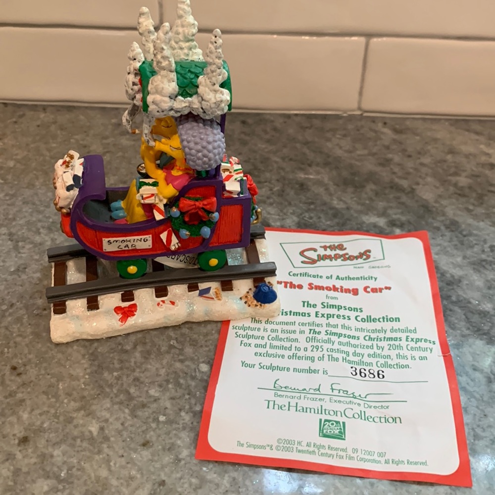 The Simpsons Christmas Express - “The Smoking Car”